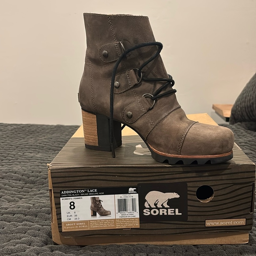 Sorel Addington Lace Combat Boots